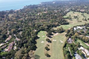 Valley Club Of Montecito 13th Green Aerial